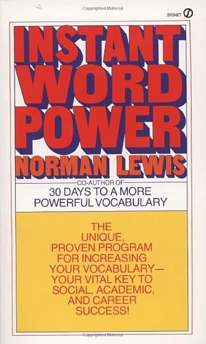 Norman Lewis『Instant Word Power』の表紙