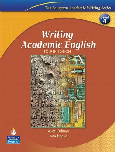 『Writing Academic English』(Oshima & Hogue) の表紙